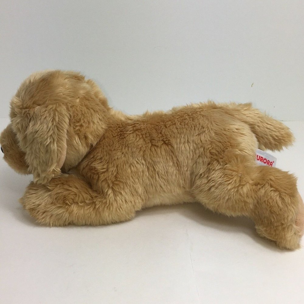 Aurora World Plush Golden Retriever Dog 12" Stuffed Animal Toy Puppy Doggie Pup - Picture 12 of 12